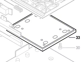 Plateau de ponçage pour ponceuse vibrante GSS 140 A BOSCH